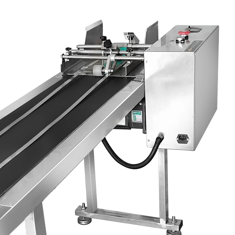 Rubber Belt Conveyor Plastic Bag/ Sticker Friction Paging Machine Conveyor Belt Packaging Machinery; Viijet Conveyor System