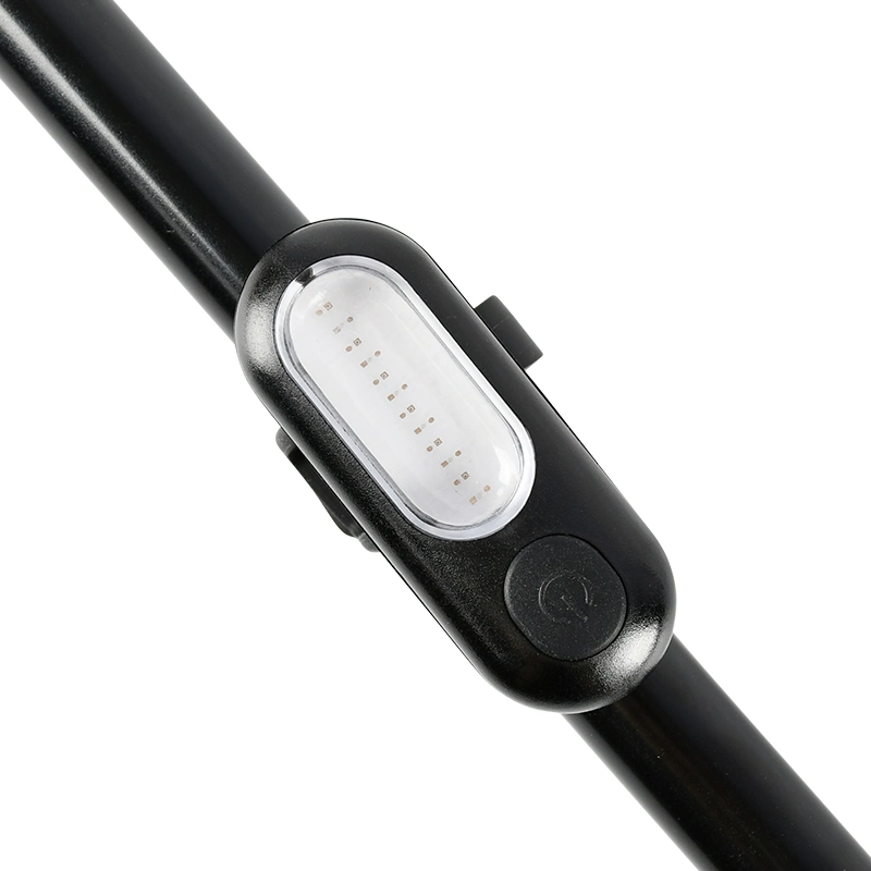 Brightenlux Memory Function 2-Color Waterproof USB Rechargeable Safety 5 Modes Bicycle Light with Thickening Strap