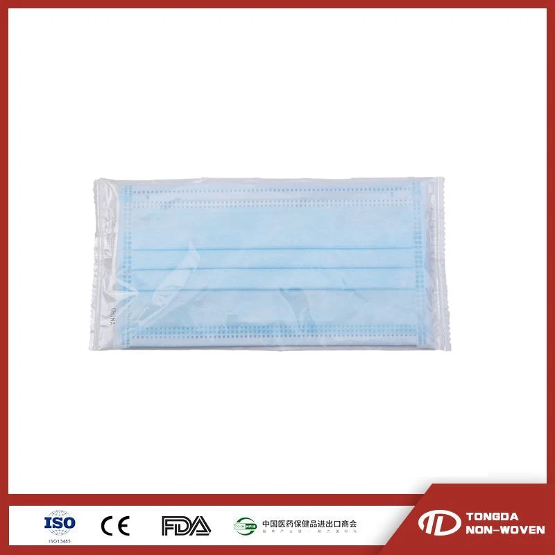 Chinese Manufacturer Direct Selling Non Woven 3 Ply Disposable Surgical Mask En14683 Type Iir Face Masks with Customized Design