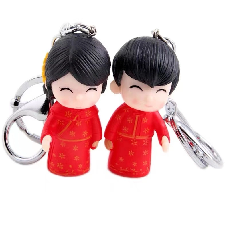 Factory Customised Cartoon Doll Kids Toys Key Ring Holiday Gifts