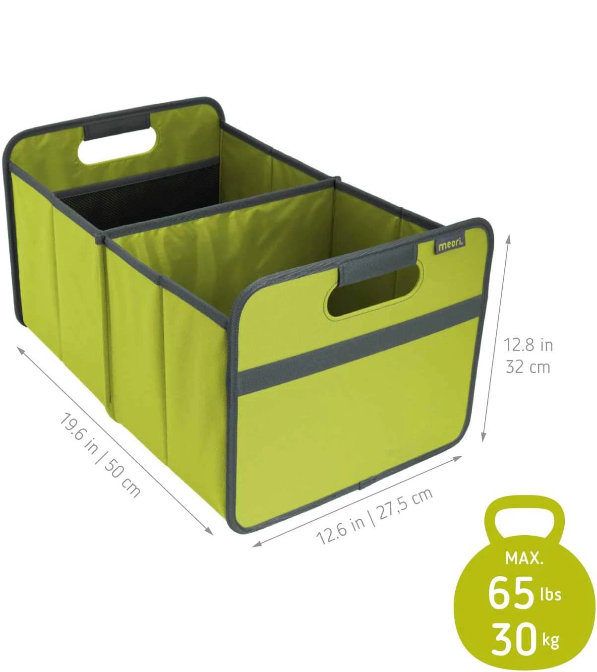 Green Foldable Car Trunk Organizer for Home Office Camping