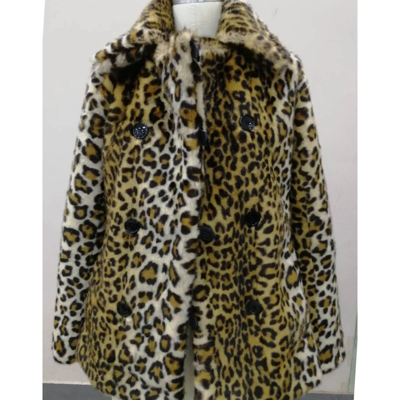 OEM Leather Jackets Clothing Distributor Overcoat Faux Fur Mink Coat