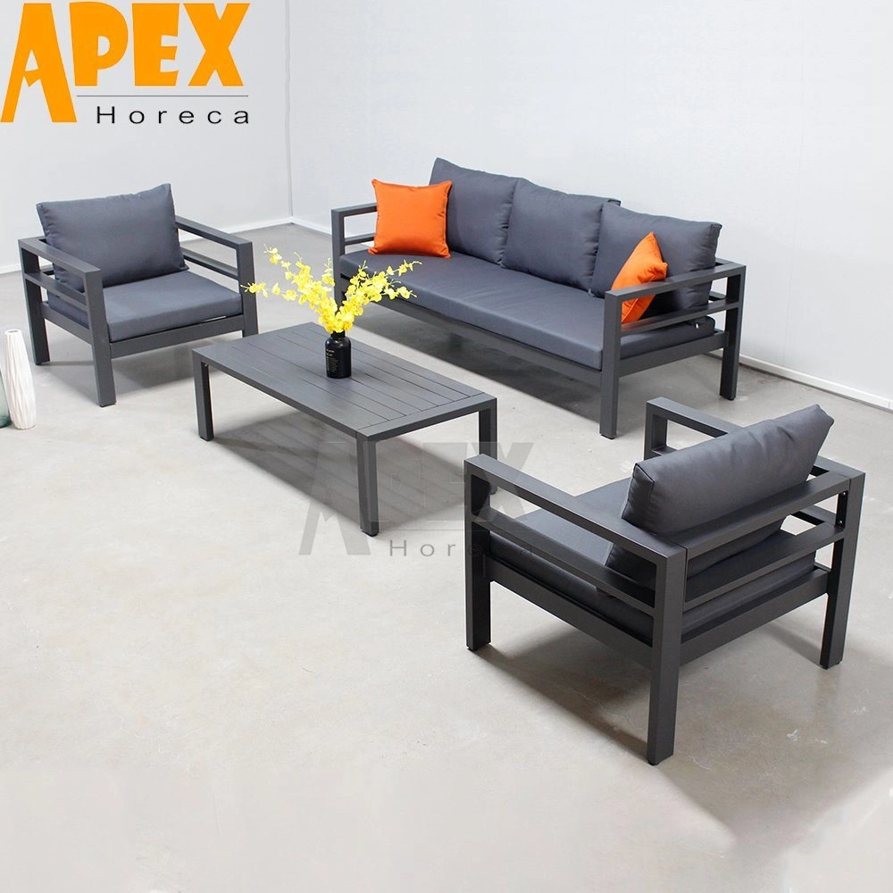 China Manufacturer Professional Design Outdoor Furniture Combination Set Aluminum Sofa