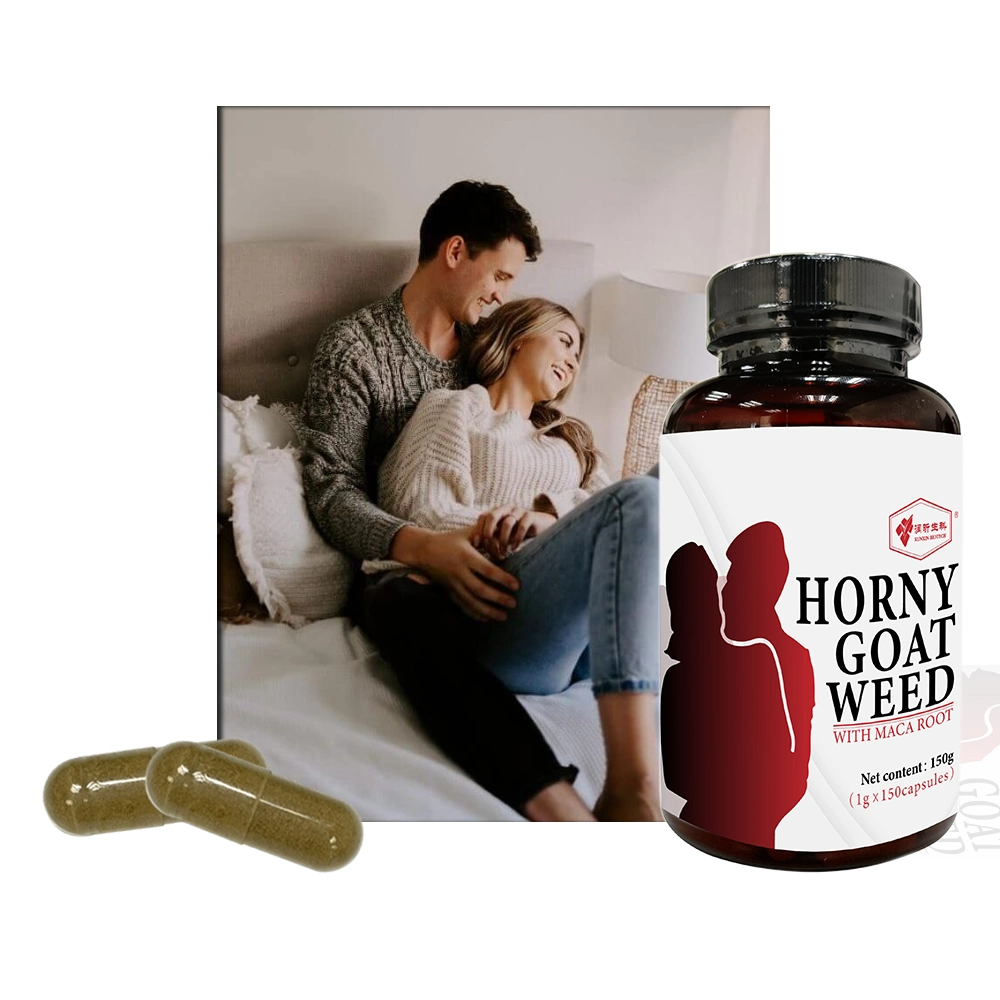 Health Food Enhancement Horny Goat Weed with Maca Root Capsules