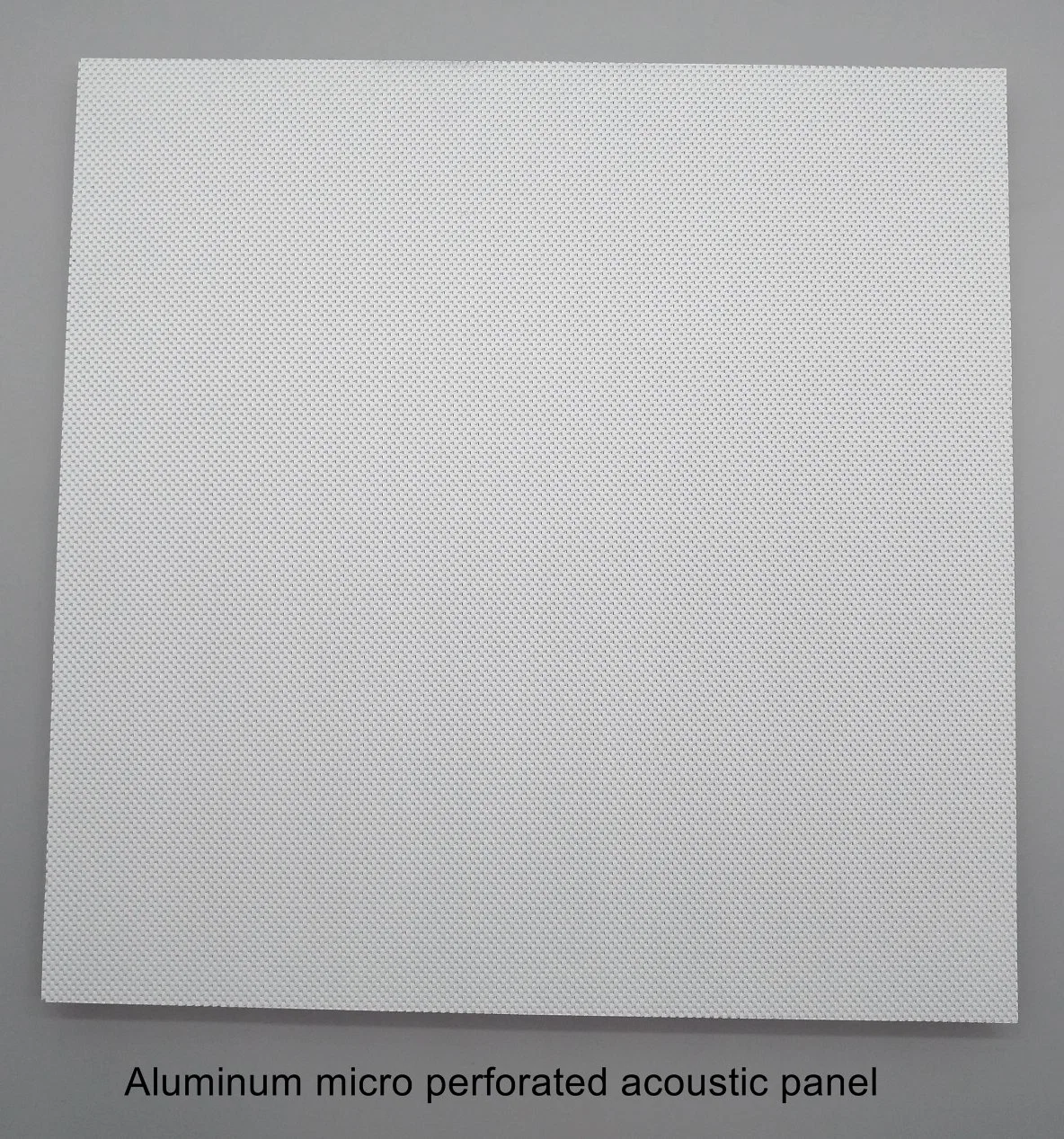 Chapa de madera incombustible aluminio Micro Perforated Acoustic Panel Interior decorado Material de construcción insonorizado