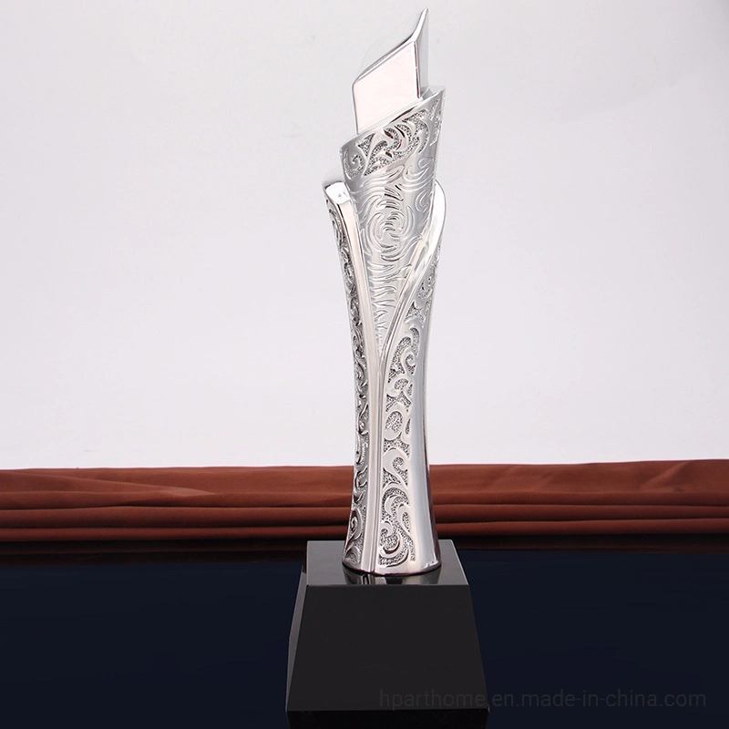 Art Collection Ceremony Prize Resin Trophy Awards with Black K9 Crystal Base