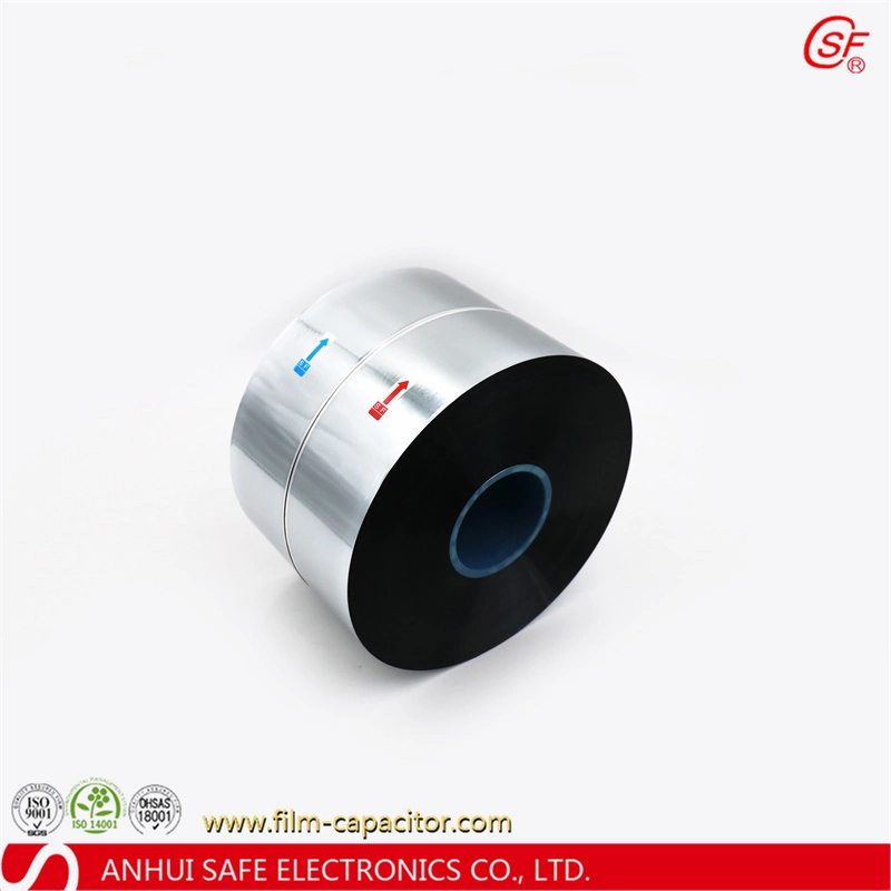 Zinc-Aluminum with Ramp Resistance One Side Metallizion OPP Film Metallized Film for Capacitor Use 2-12um