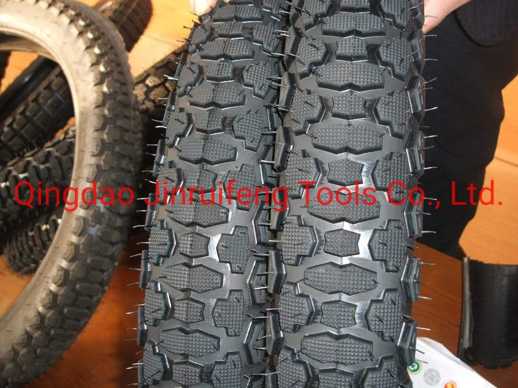 Super Quality OEM Nylon Belt Bias Tire Natural Rubber Snow Mud Pattern Motorcycle Tube Tire /Tyre (3.00-17 3.00-18 4.10-18) Motorcycle Spare Parts Accessory