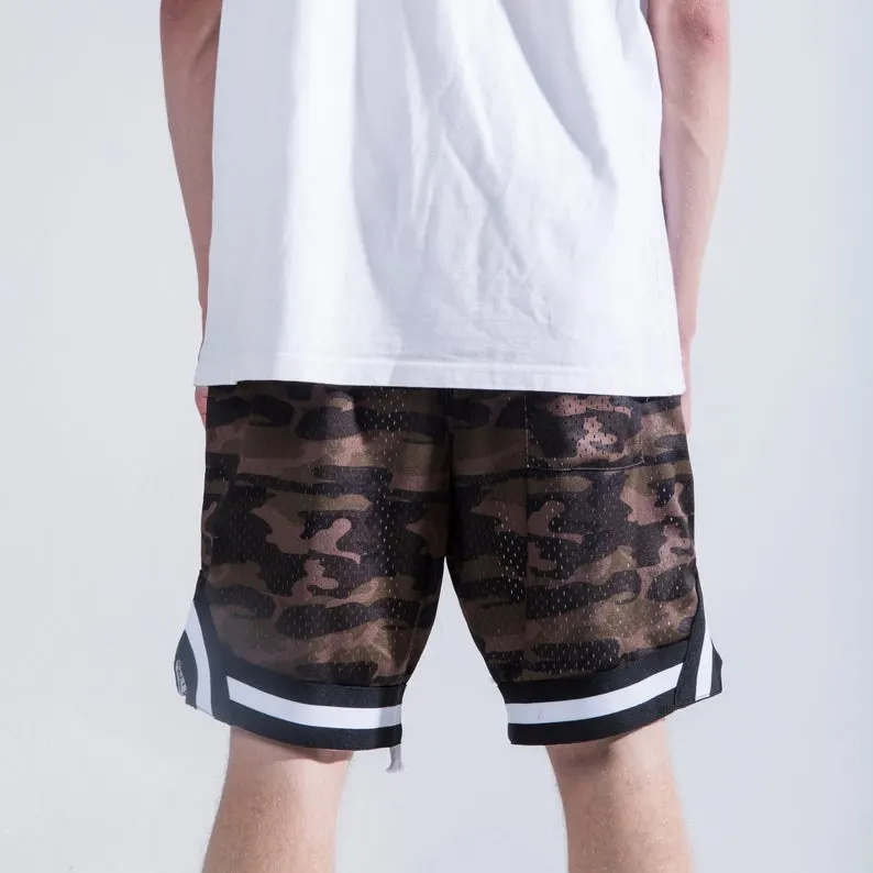 Men's Custom Design Fashion Camouflage Sports Shorts