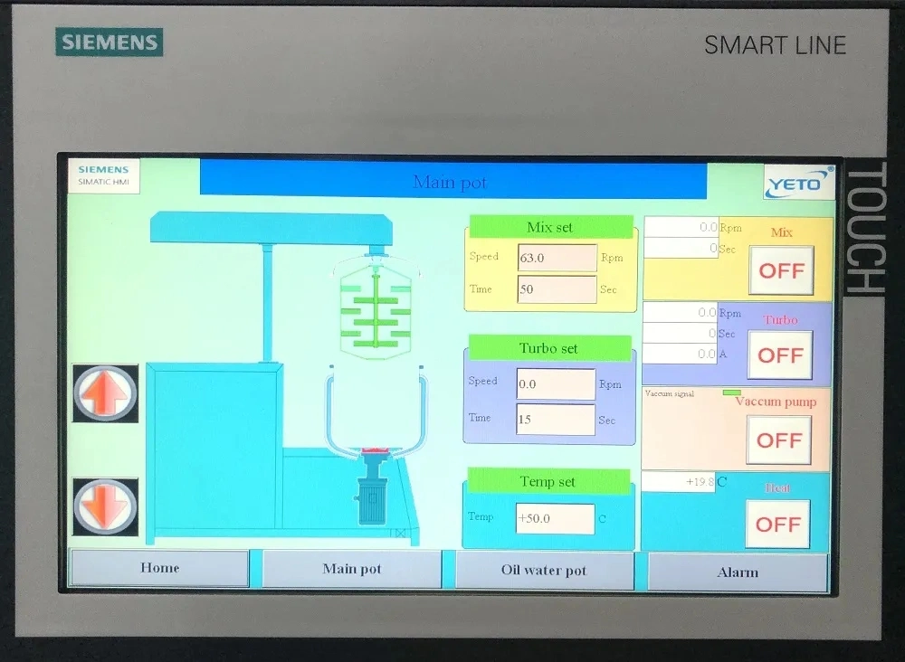 200L Körper Gesicht Gesichtscreme Maschine Vakuum Homogenisierenden Conditioner Emulgatormischer