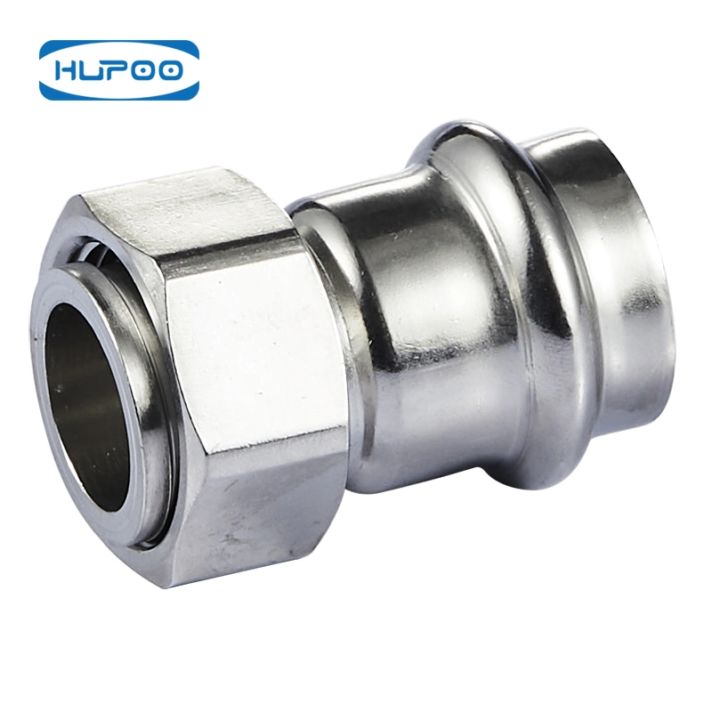 Stainless Steel Bathroom Fitting Short Male Elbow 90 Degree