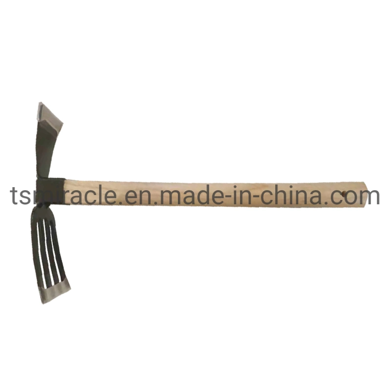 Chinese Suppliers Sell All Kinds of Forged Railway Steel Garden Hoes to African and South American Countries Fork Hoe