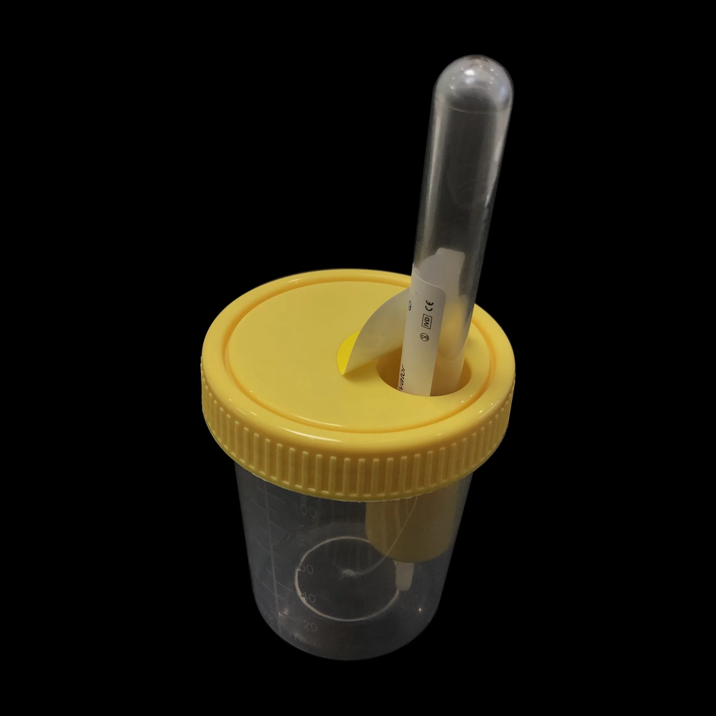 Hospital Laboratory Consumables Leak Proof Urine Test Container Sampling Vacuum Negative Pressure Urine Cup