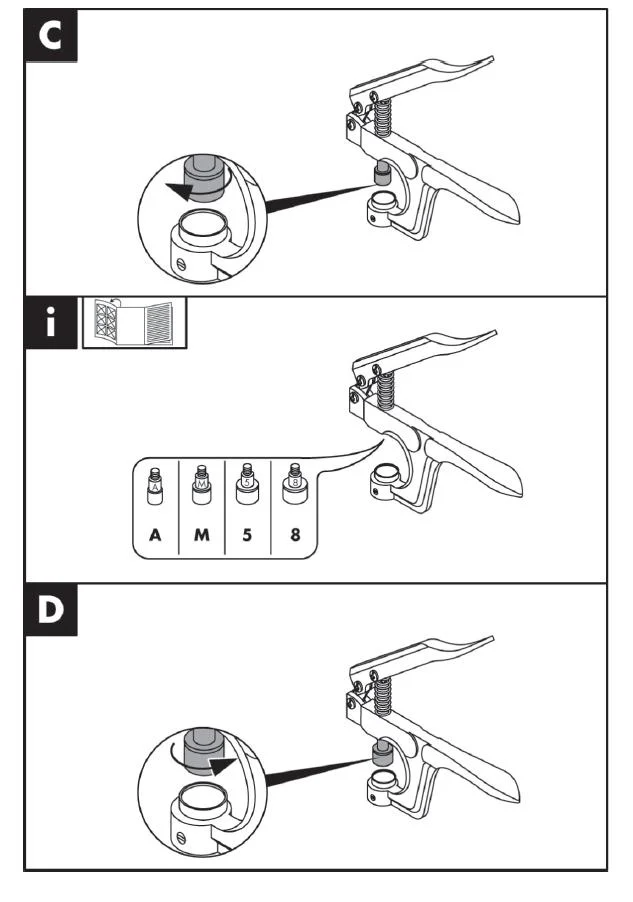 Hot-Sales Snap Button Set with Pliers Plastic Snap Fastener Set for DIY Tooling T3 T5 T8