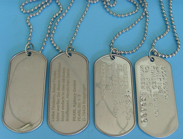 Custom Metal Military Dog Tag