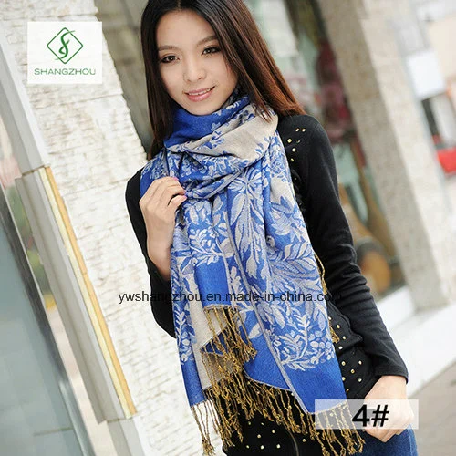 Newest Lady Fashion Pashmina Shawl Ethnic Style Jacquard Scarf