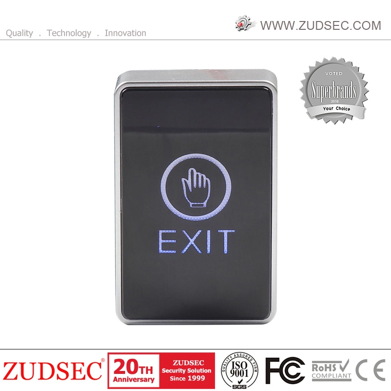 Touch Exit Switch Door Release Button with Indicate Light for Access Control System