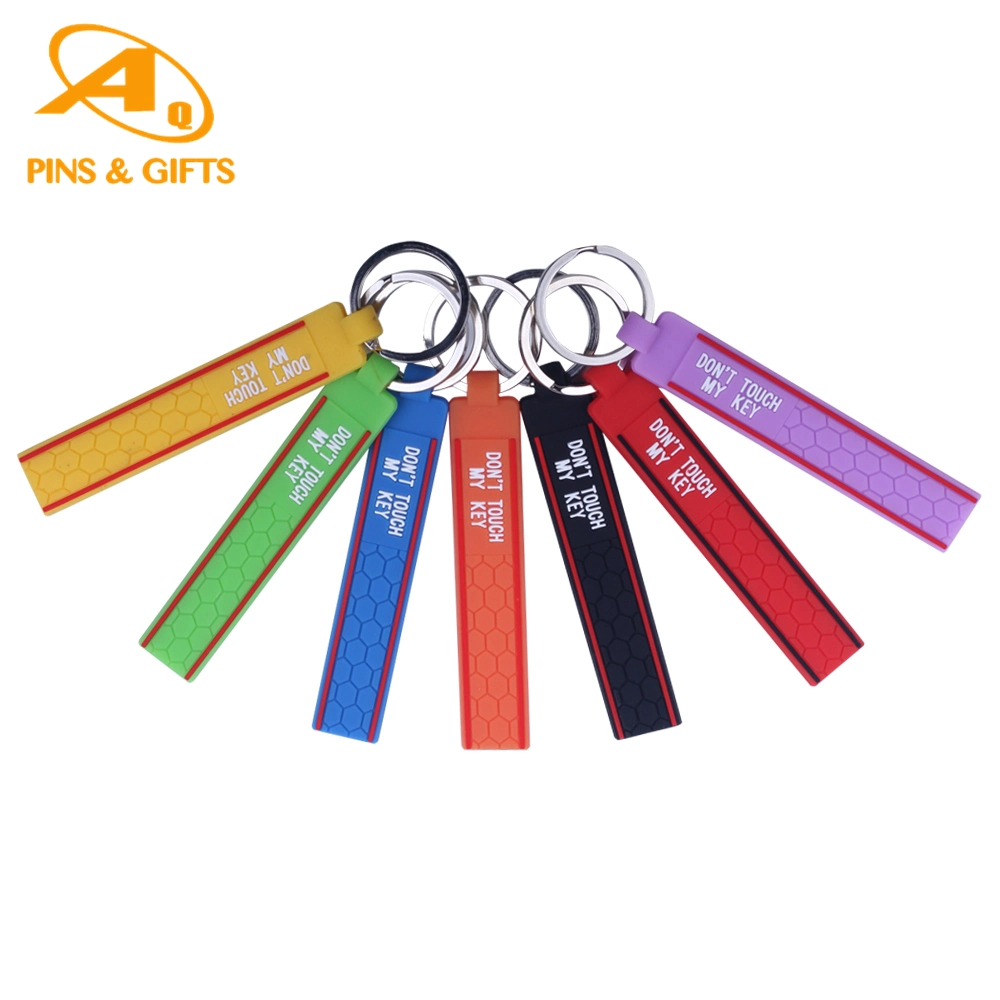 Großhandel/Lieferant China Smart Armband Geschenk kostenlose Kunst PVC Gummi Silikon Schlüsselanhänger Armband Aus Silikon Schlüsselanhänger