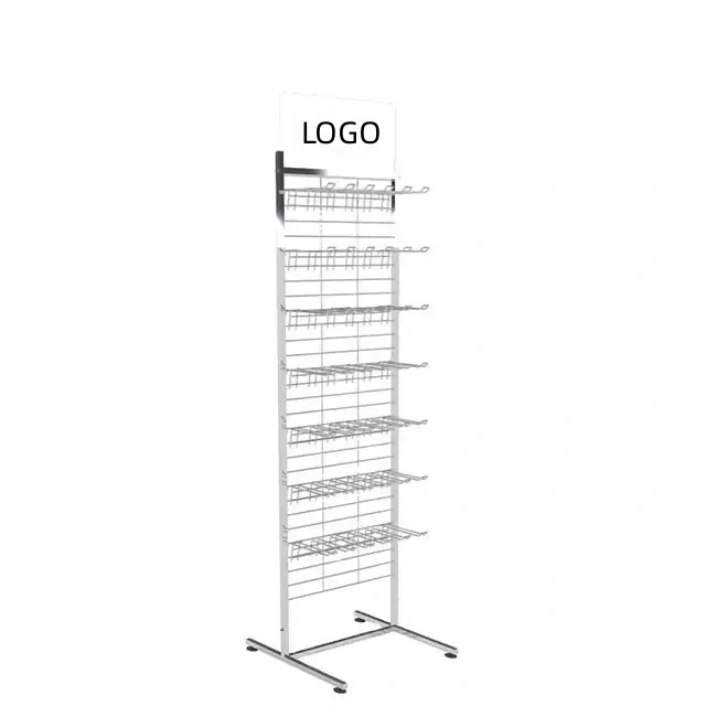 Bebidas Soda Pop Wire Metal Rack Stand pantalla de suelo