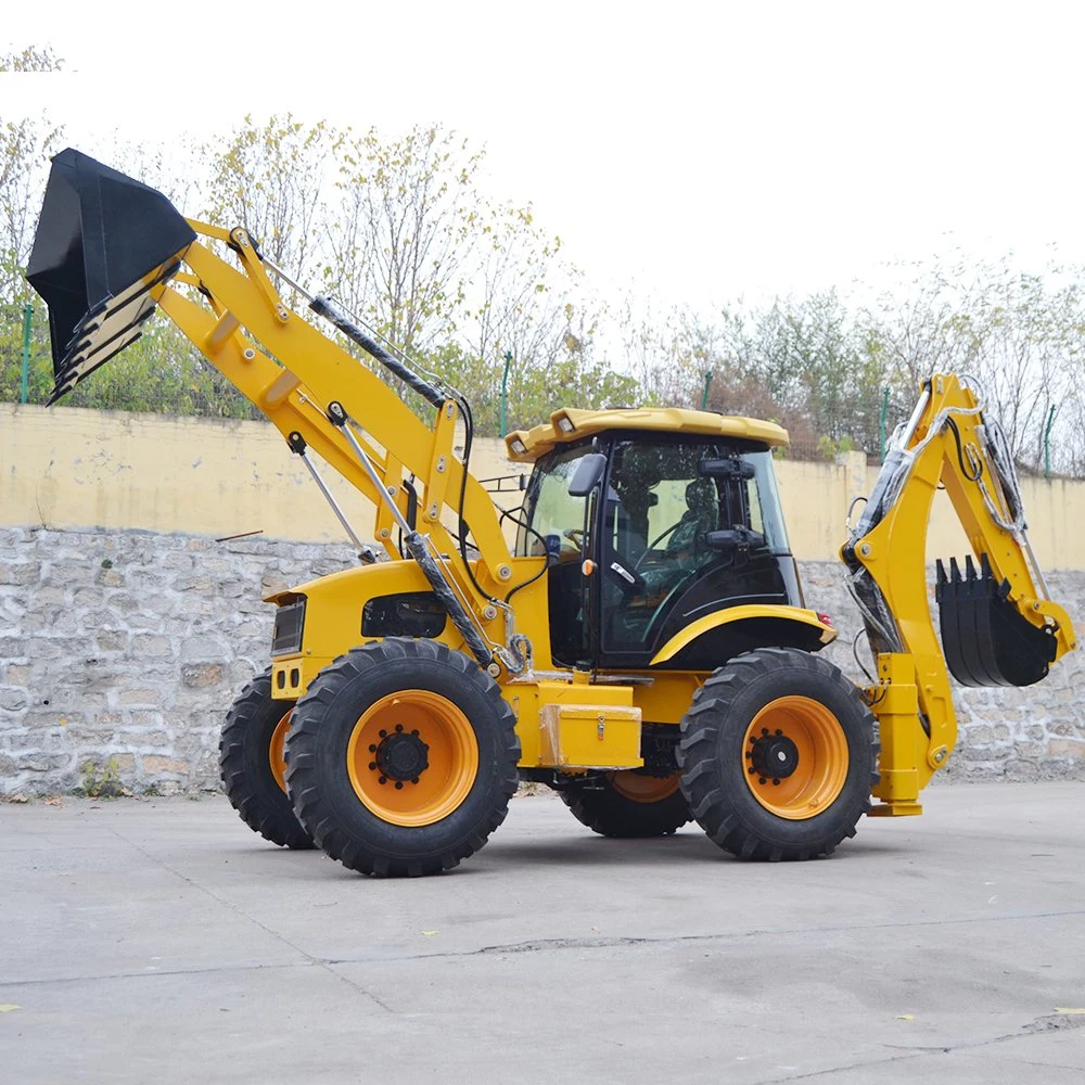 Manufacture 4WD Brand New Loaders Price List Cost-Effective Engineering Wheel Loader with Backhoe