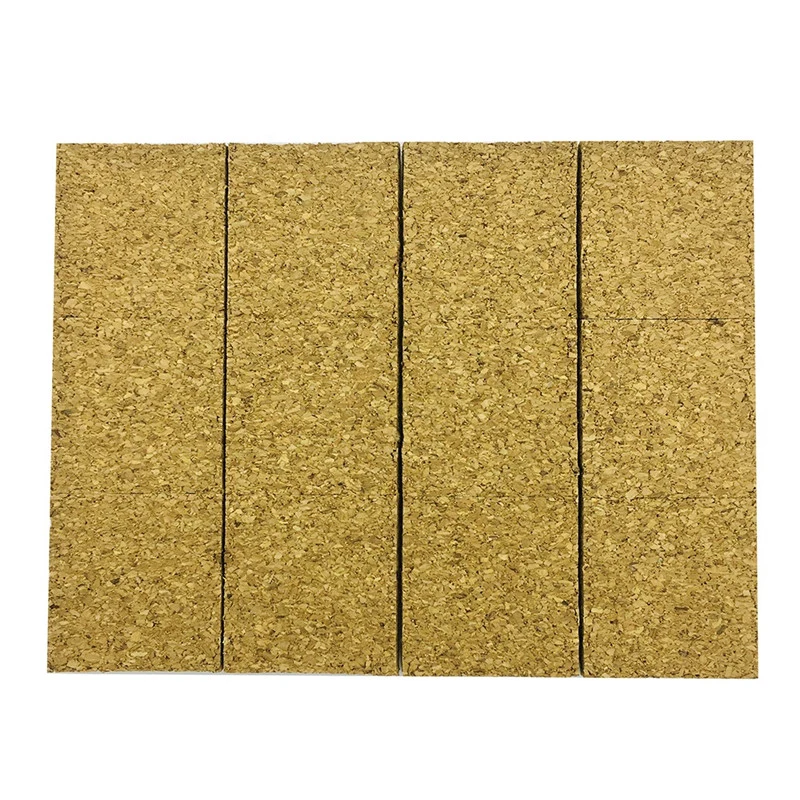 50.8X50.8X4+1mm Cork Separator Pads with PVC Foam Backing Cork Self-Adhesive Sheet