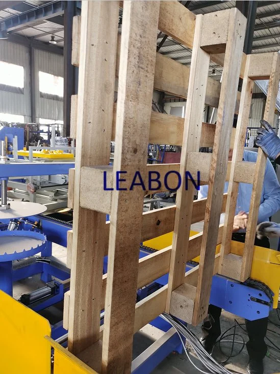 CE Approved Euro Block Wood Pallet Making Machine Automatic Production Line