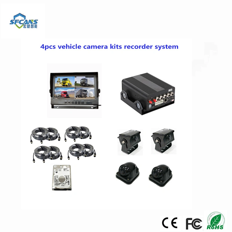 Mdvr de alta calidad de streaming de vídeo en directo de bus de vehículo Mdvr GPS 4G Kit Mdvr HDD