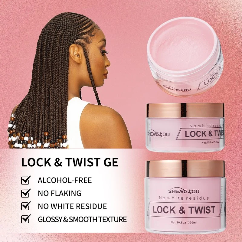 OEM-Haarpflege-Produkte Edge Control Hersteller Haar parfümiert Locken Definition Creme Lockenstab Mousse Wachsstick Flechtgel