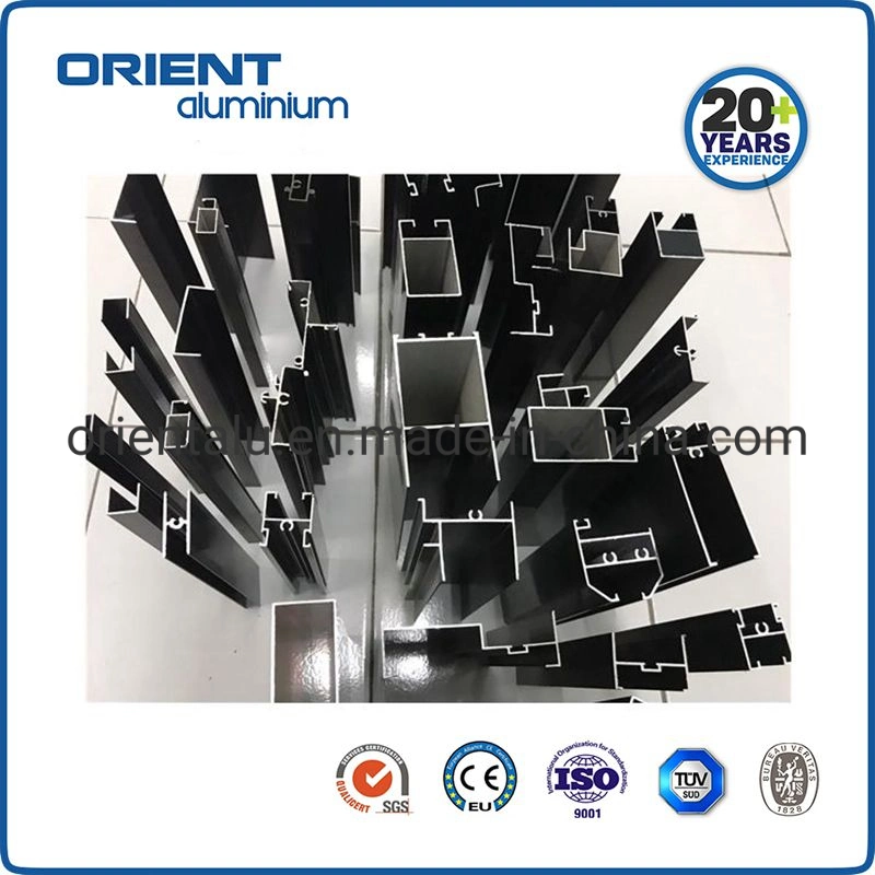 Good Price Aluminum Window Profiles with Powder Coating, Anodizing, Wooden Color