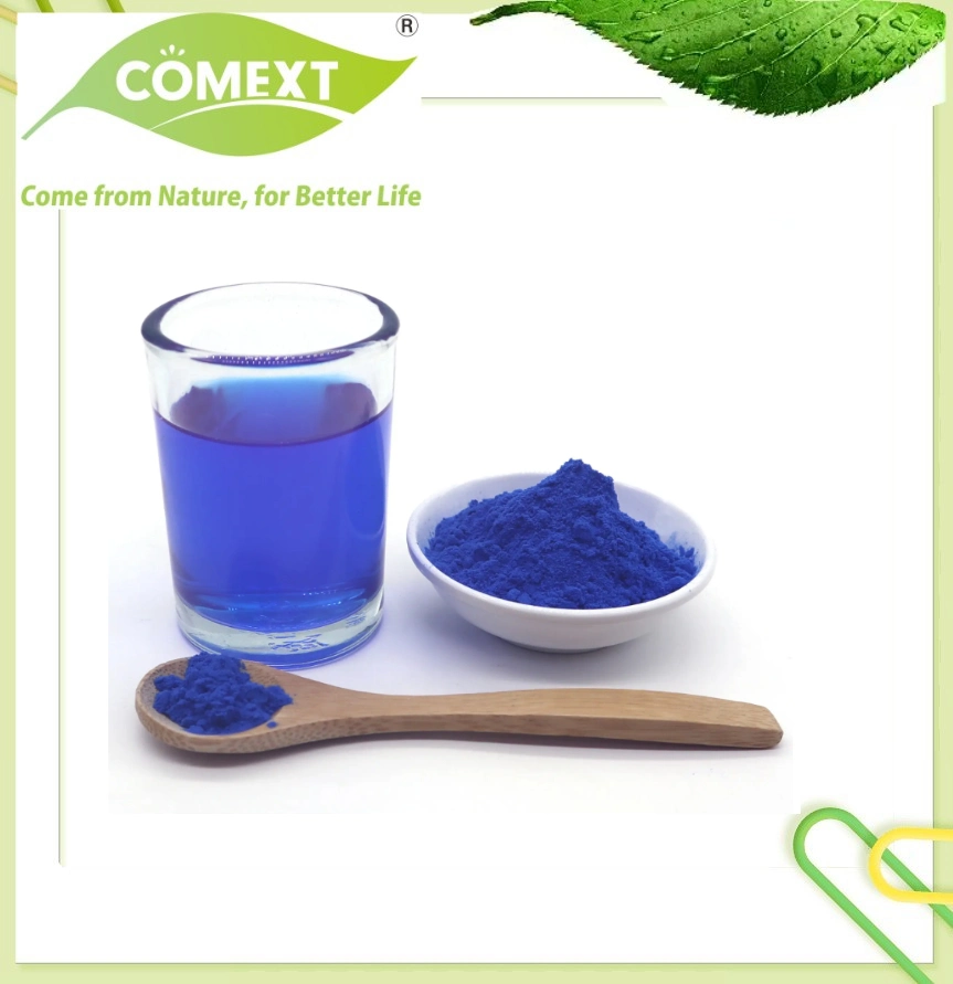 Comext in Stock Food Grade Color Natural Plant Extract Phycocyanin Blue Spirulina Powder