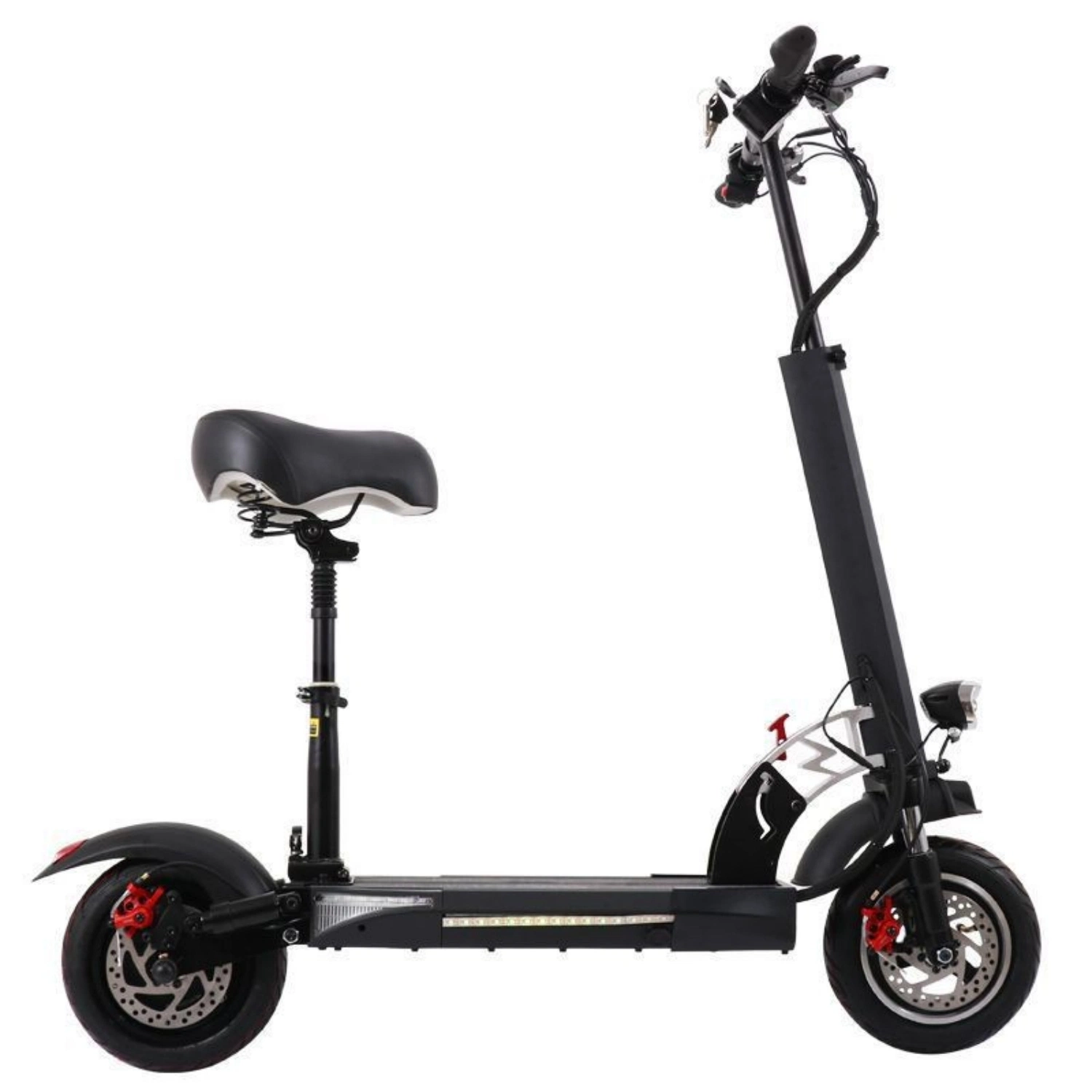 Mini scooter e com bancos 800 W motor eBike pneu largo sujeira Scooter elétrica para bicicletas