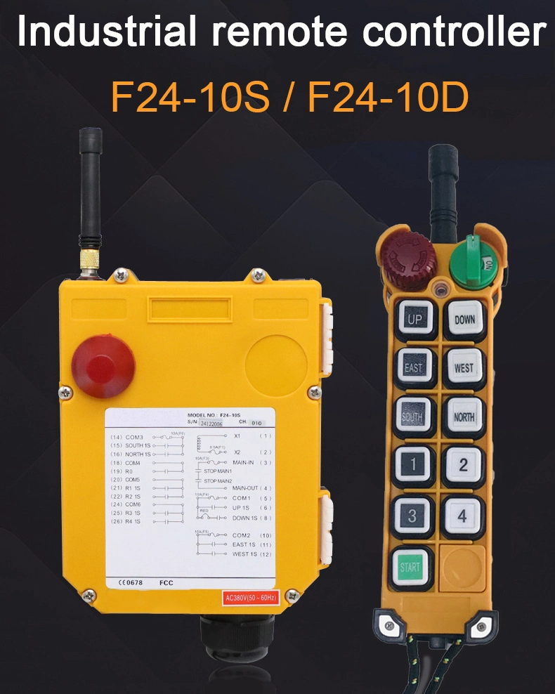 Various Styles High quality/High cost performance F24 Series Remote Control Crane F24-10d