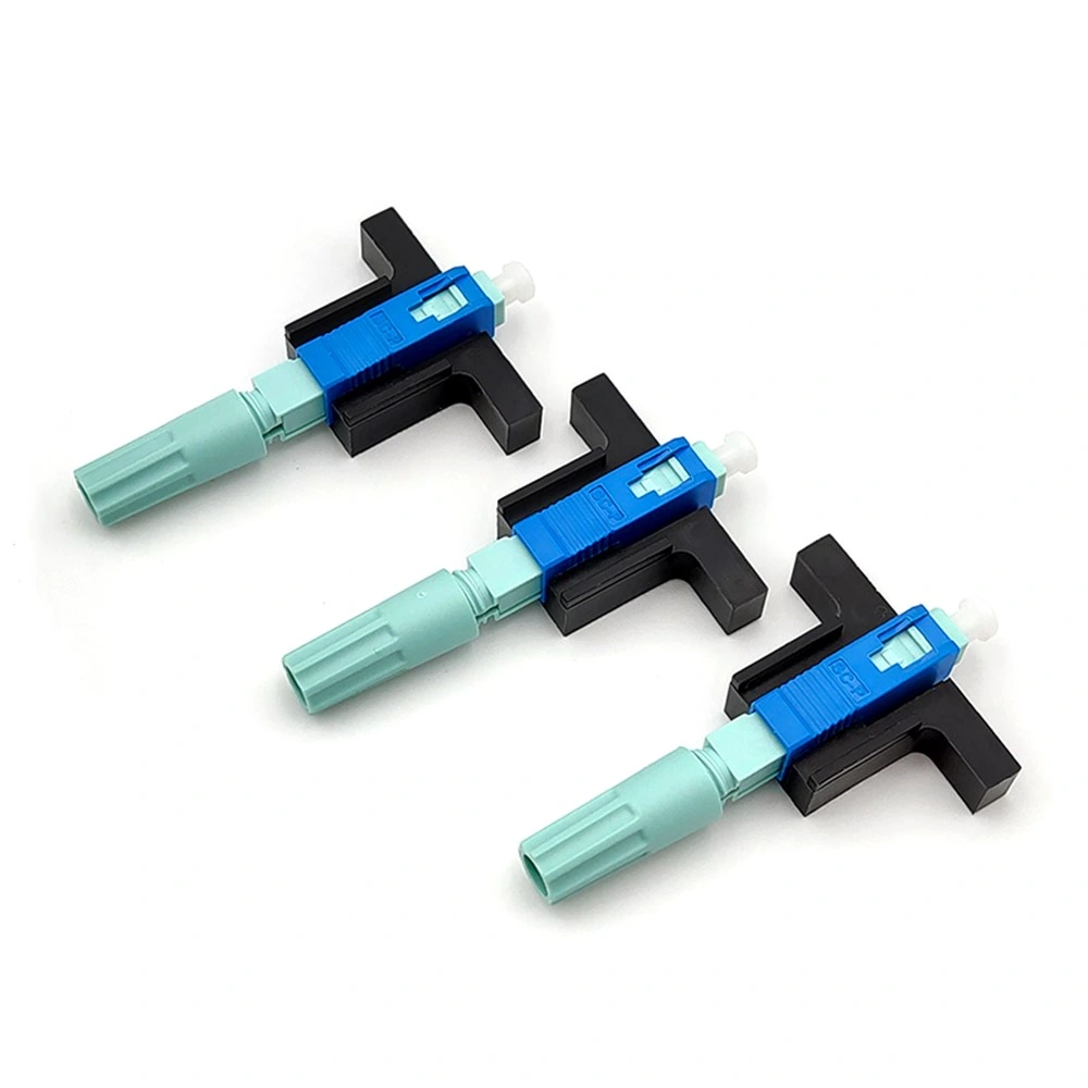 Sc/Upc Fiber Optic Quick Assembly Connector Sc Fiber Quick Connector Scupc Optical Fiber Fast Connector for Drop Cable