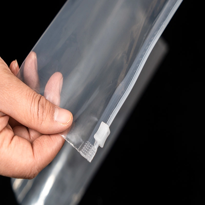 Venda a quente de Plástico Transparente Zipper Bag LDPE produtos domésticos Accep recicláveis
