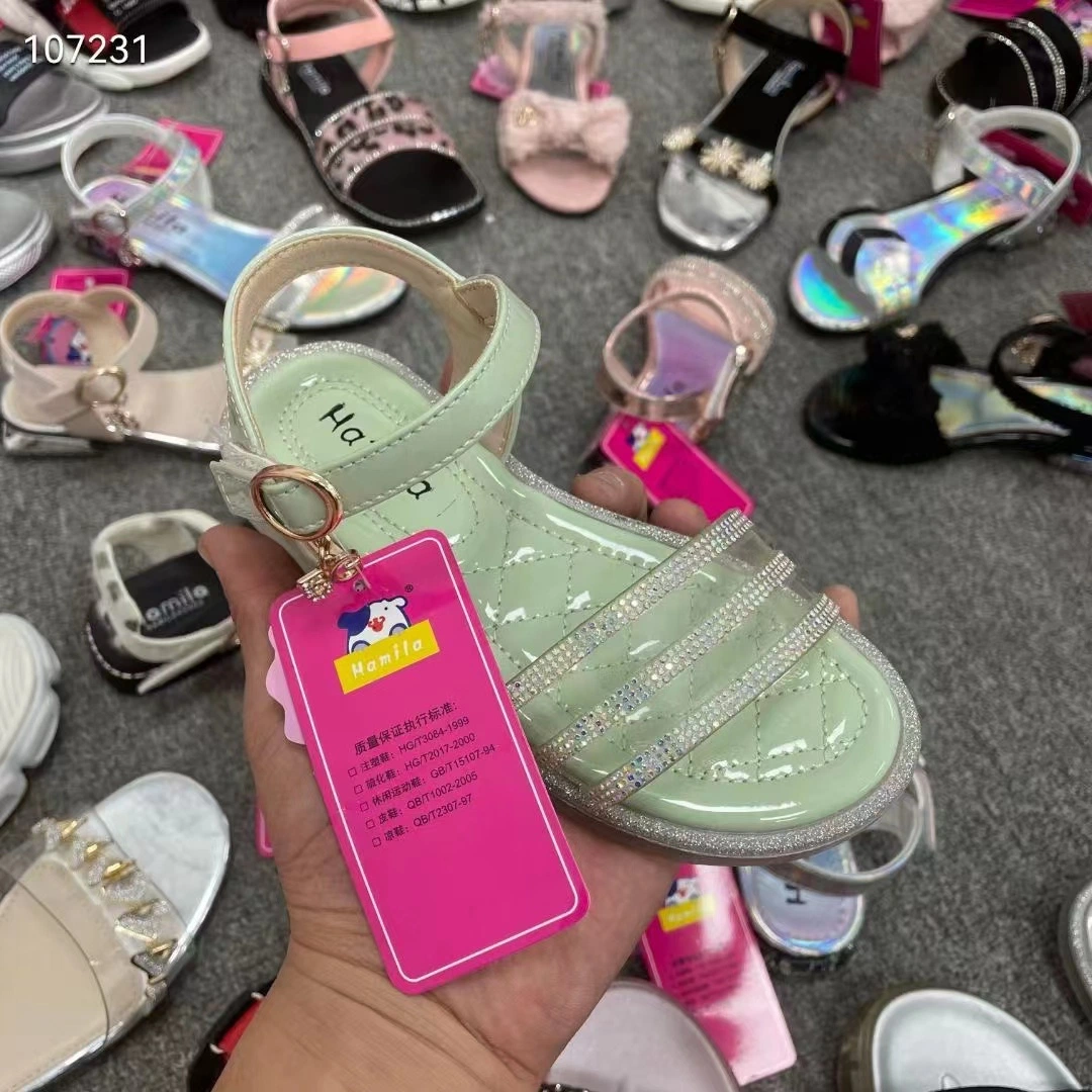 Stocklot Shoes Very Good Quality Mix Designs Baby Girl sandals for Wholesale/Supplier