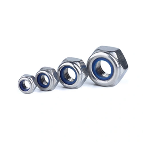 Original Factory Wholesale/Supplier Fasteners Stainless Steel Nylon Insert Hex Flange Lock Nut DIN6926