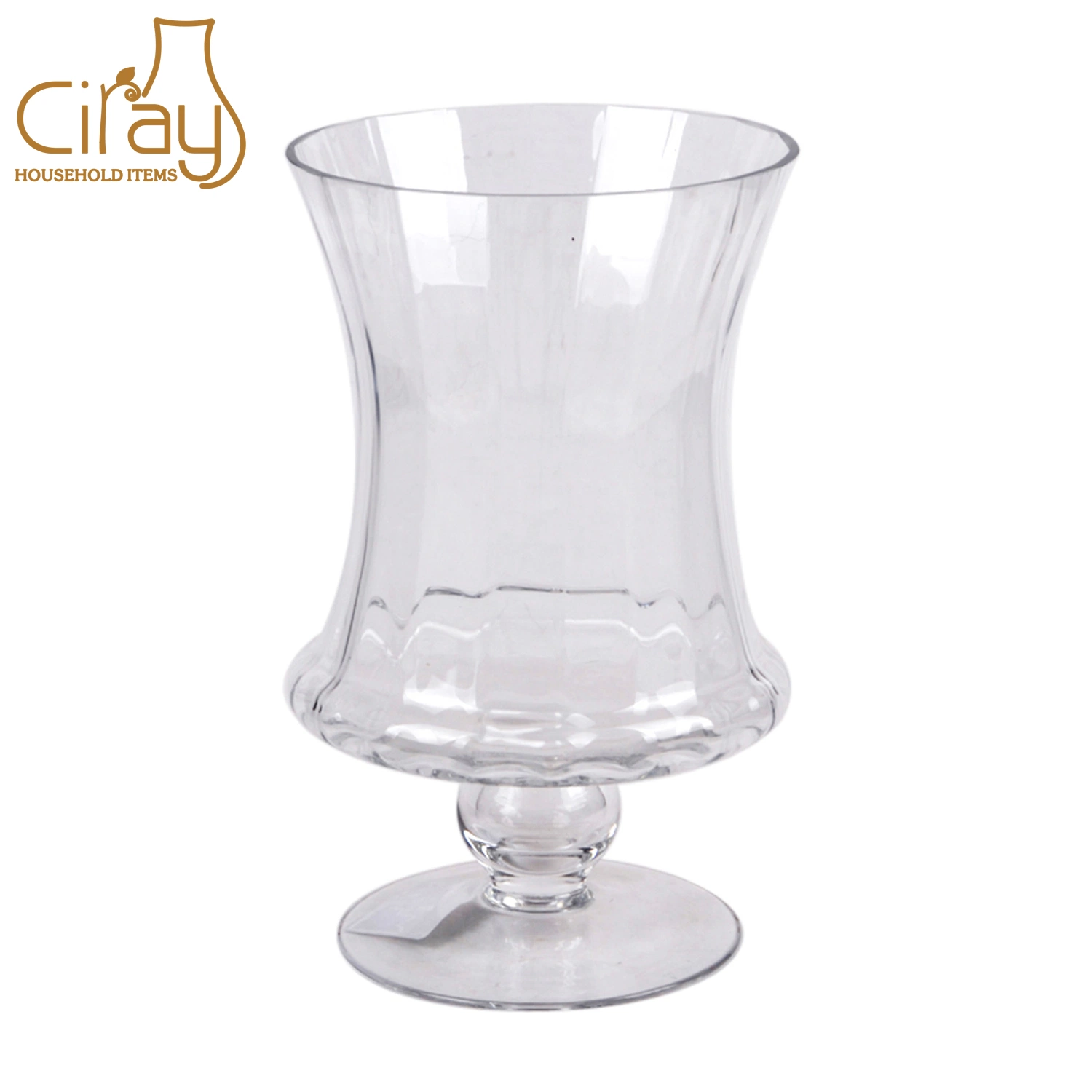 New Design Top Quality Glass Candle Holder 4 Different Sizes