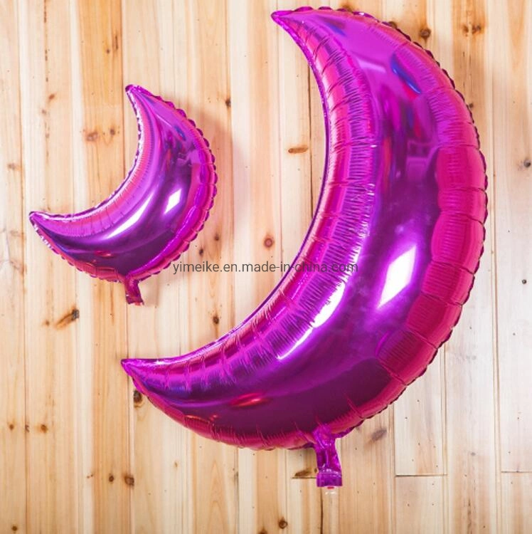 Baby Birthday Party Decoration Air Balloon 36inch Large Moon Aluminum Foil Balloon