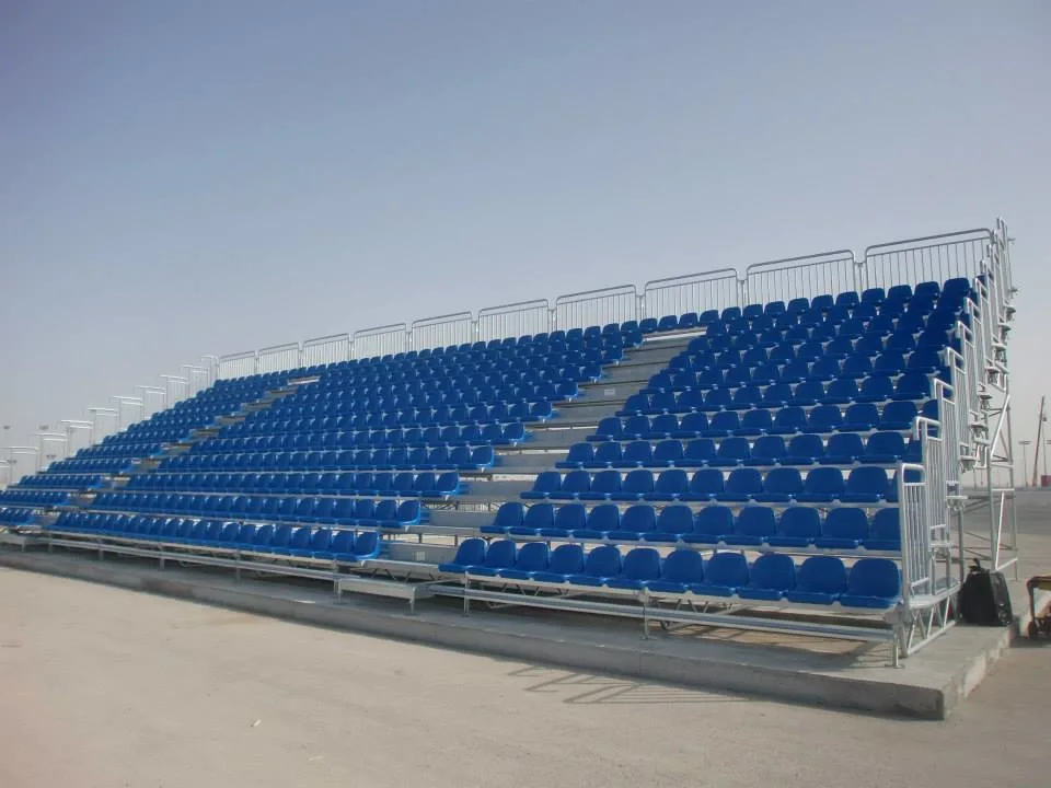 Outdoor School Football Soccer Games Grandstand Demountable Plastic Seats Anti-UV Sports Equipment Used Bleachers