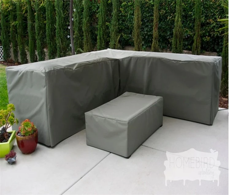 Waterproof Customized Patio Furniture Set Cover Outdoor Sectional Sofa Cover