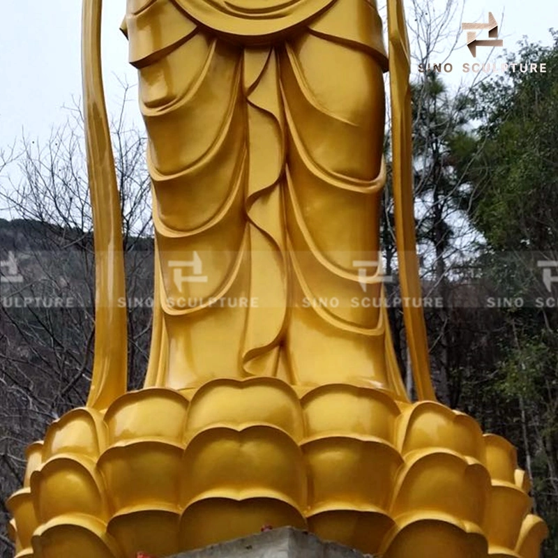 Large Cooper, Bronze Buddhist Religion Sculpture of Avalokitesvara