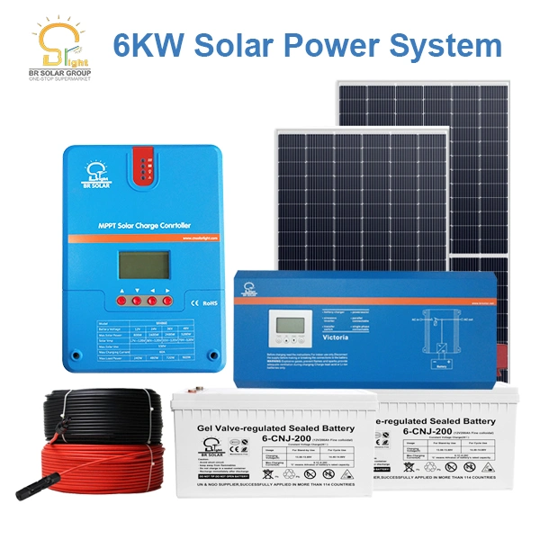 L'onduleur 5kVA Puissance panneau photovoltaïque Maison Soleil mono produit Système d'énergie solaire
