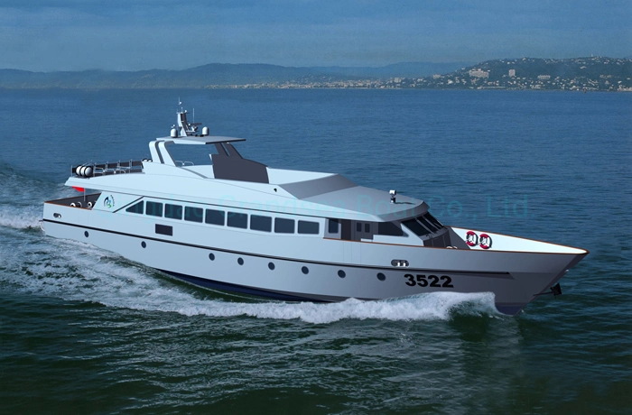 China 35m 200persons Aluminum Monohull Speed Ship for Sale
