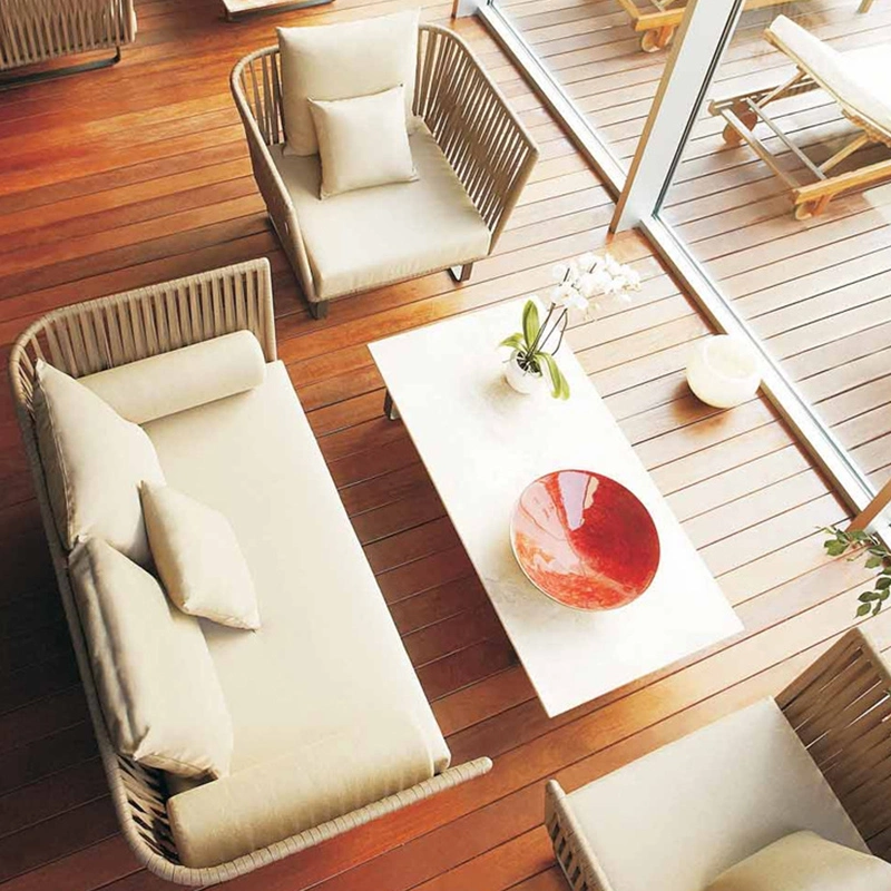 Modern Design Outdoor Teak Wood Sofa Furniture Set for Patio