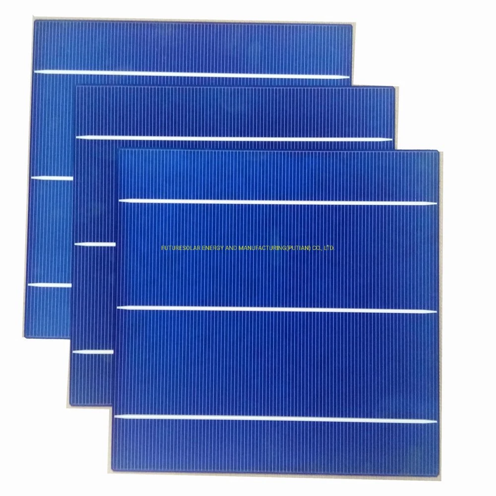 A Grade Polycrystalline Photavaltic Solar Cells 156X156 4bb 5bb 6bb Poly Solar Cell 6X6