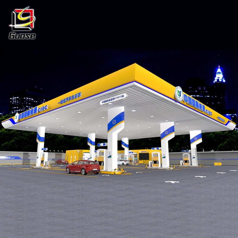 Guose Outdoor Gas Station Advertising Petrol Station Equipment