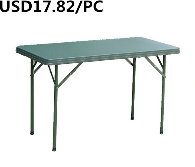 Best Selling Modern Metal Fram Portable Indoor Garden Dining Folding Table