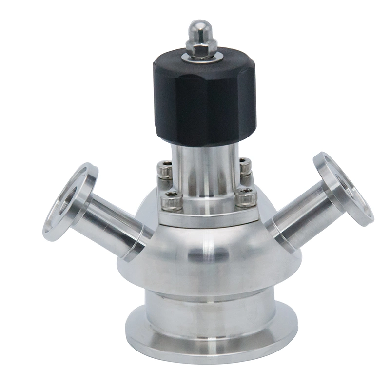 Stainless Steel Sanitary Hygienic Aseptic Clamped Sample Valve