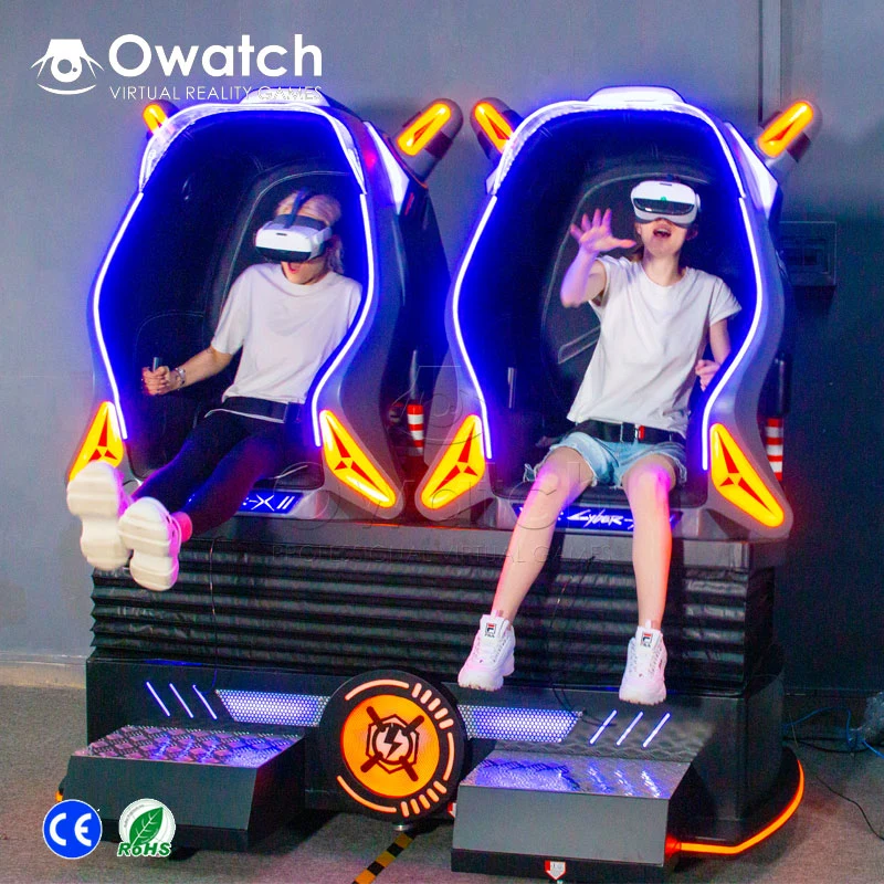 Amusement Games Double Players 9d Vr Game Machine for Shopping Mall