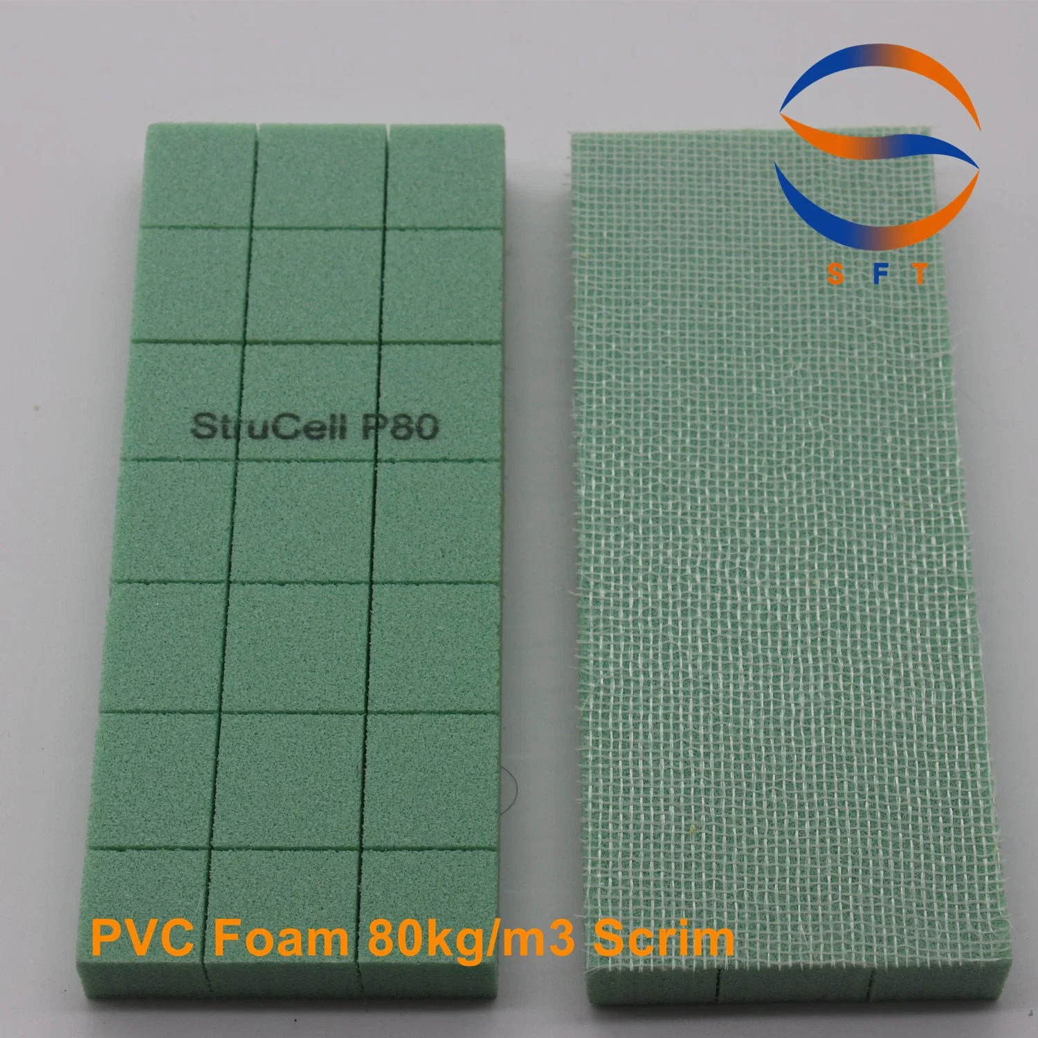 60 80 100 130kg/M3 Density Plastic PVC Marine Foam